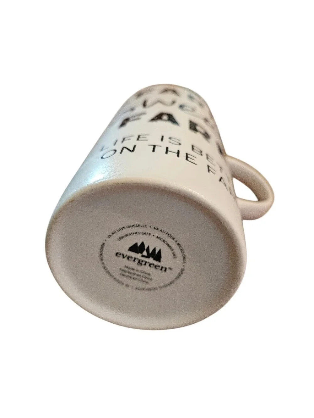 Farm Sweet Farm White Ceramic Mug